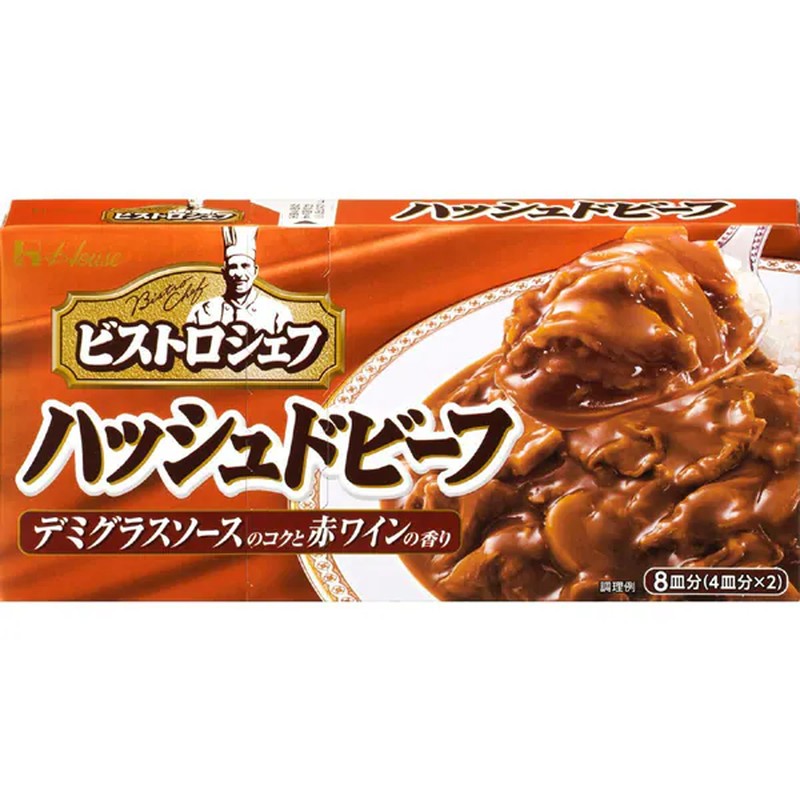 House Foods Bistro Chef 牛肉碎 154g [Stew Roux]
