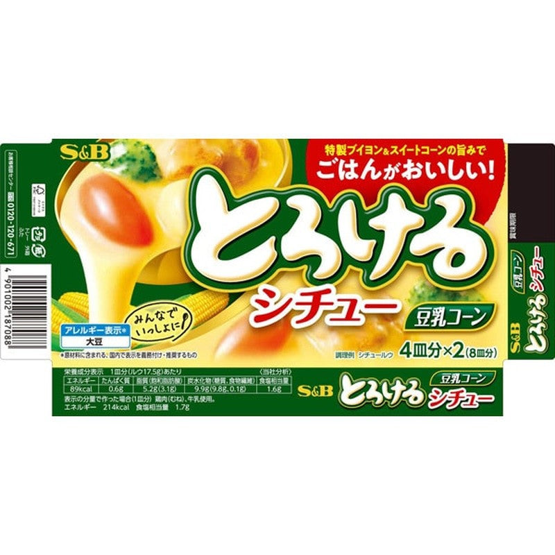 S&amp;B 食品 豆浆玉米炖菜 140g