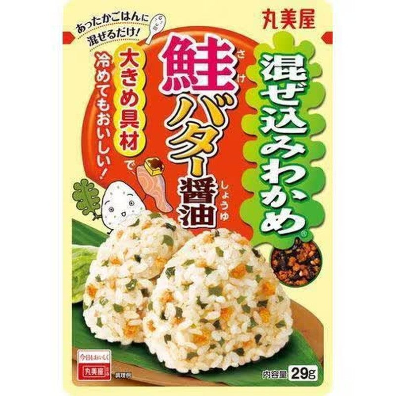 Marumiya Mixed Seaweed, Salmon, Butter and Soy Sauce, Bag, 29g