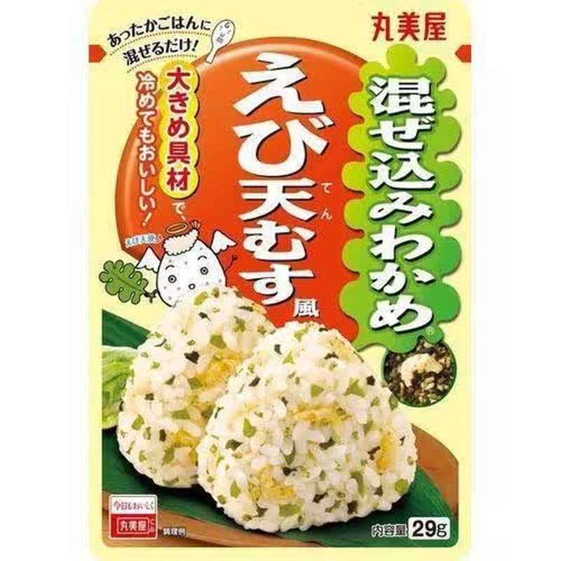 丸美屋 混合海苔 虾天妇罗饭团 (袋装) 29g