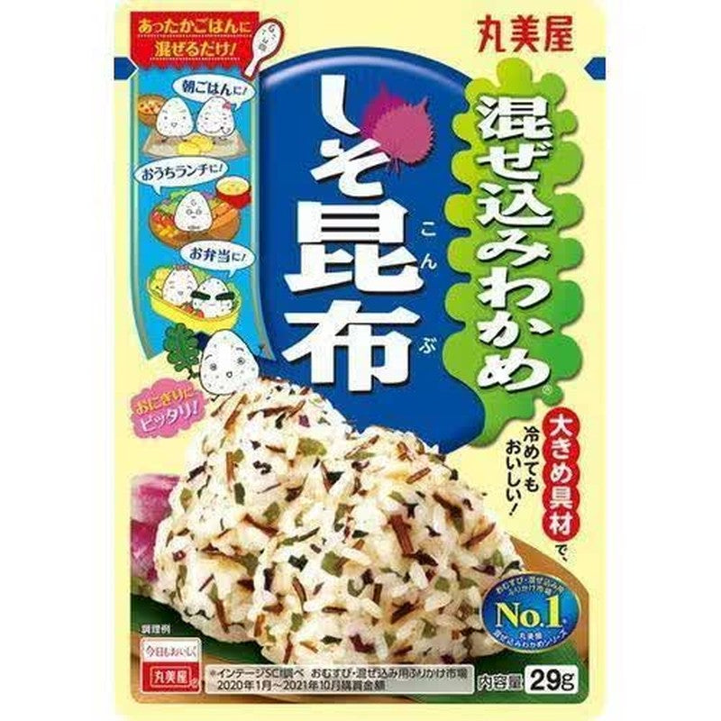 Marumiya 混合裙带菜紫苏昆布（袋装）29g