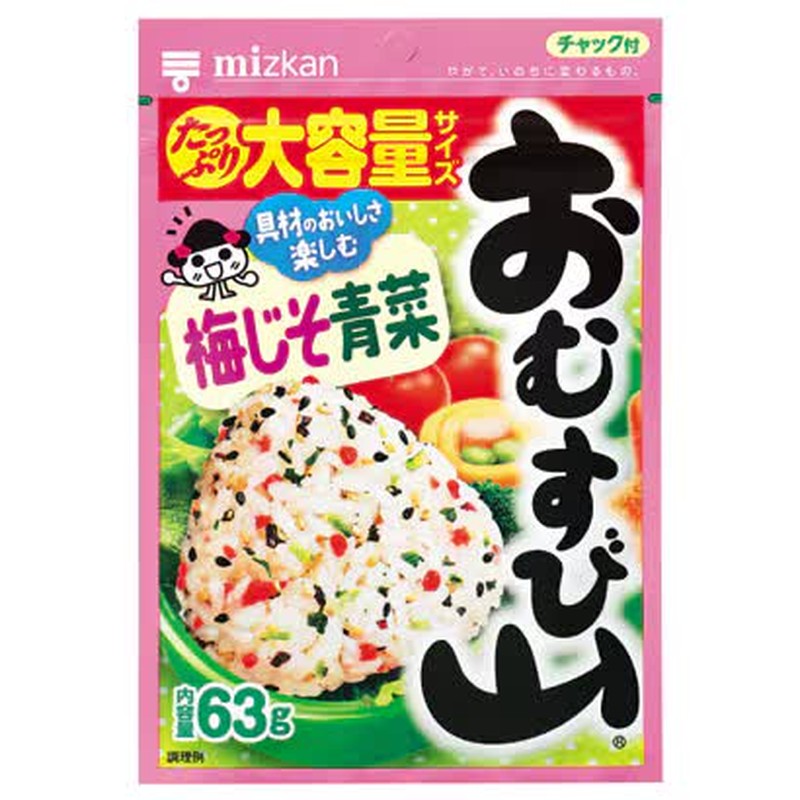 Mitsukan Omusubiyama 梅子紫苏绿色蔬菜 [香松 63g]