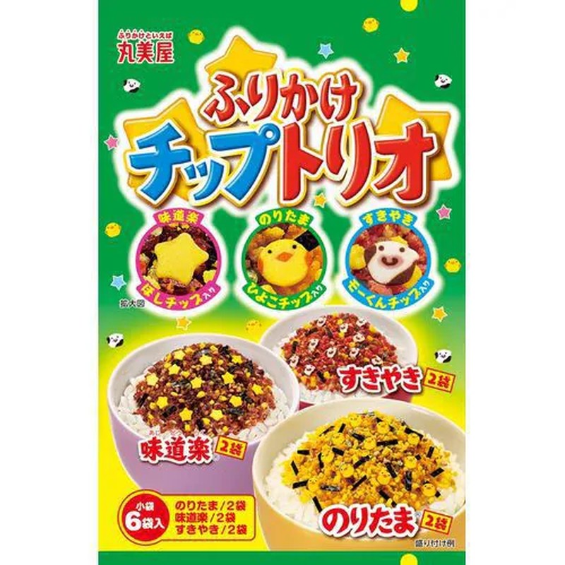 Marumiya Furikake 薯片三件套大袋，14g