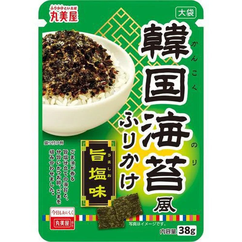 丸美屋韓式海苔風味拌飯料 鹹味 大包裝 38g