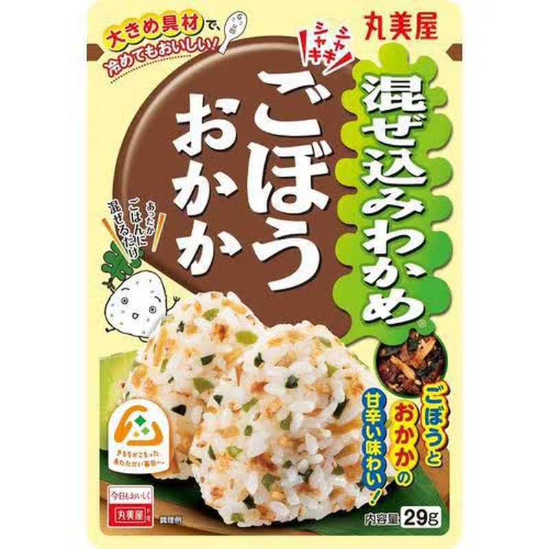 Marumiya Mixed Wakame, Burdock and Bonito Flakes, 29g (Bag)