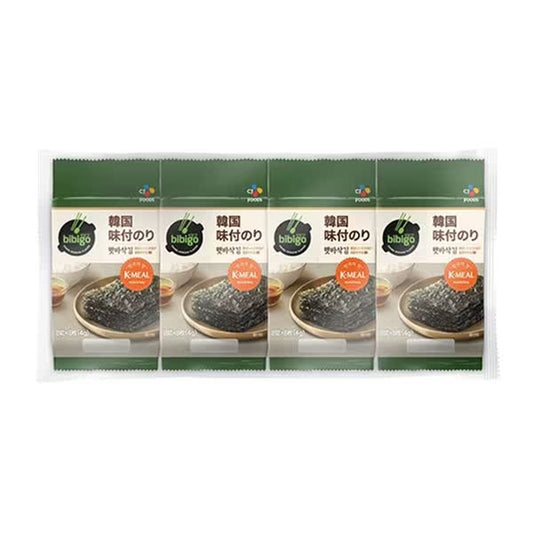 Bibigo Korean Seasoned Seaweed, 8 packets