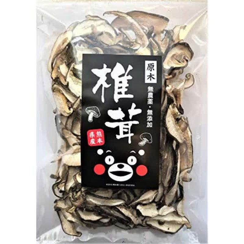Kyushu's Great Nature Shiraki [Dried Shiitake Mushroom] Slices, Kumamoto, 50g