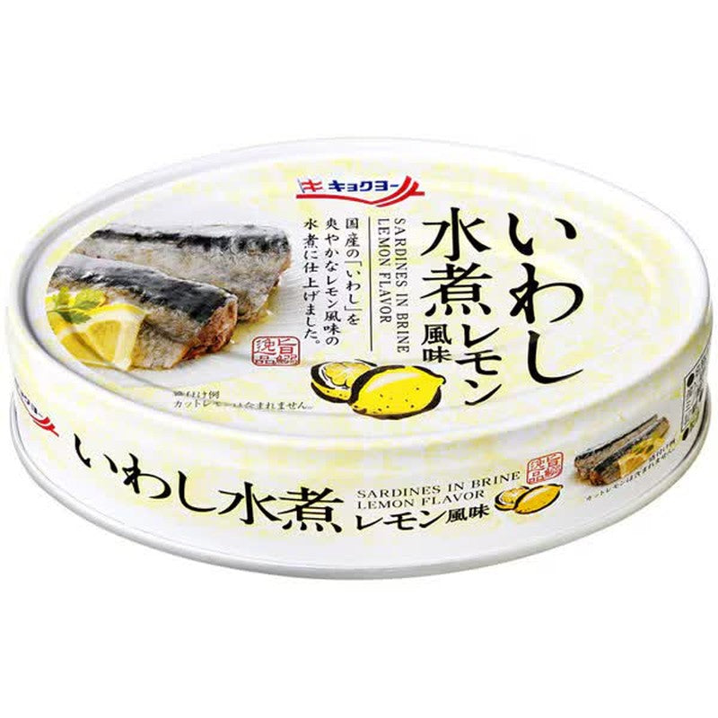 Kyokuyo 柠檬味煮沙丁鱼 100g [鱼类和贝类罐头]