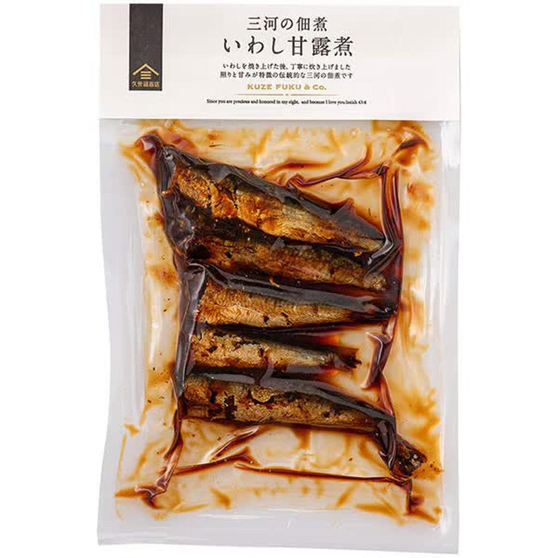 Kuze Fuku Shoten Mikawa Tsukudani Sweet Sardines 95g
