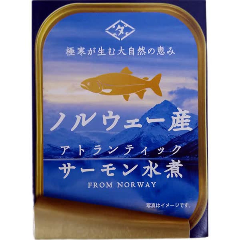 Tahara Canned Norwegian Salmon Boiled in Water 90g [Canned Seafood]