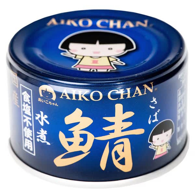 Ito Foods Aiko-chan Boiled Blue Mackerel, Salt-Free, 150g