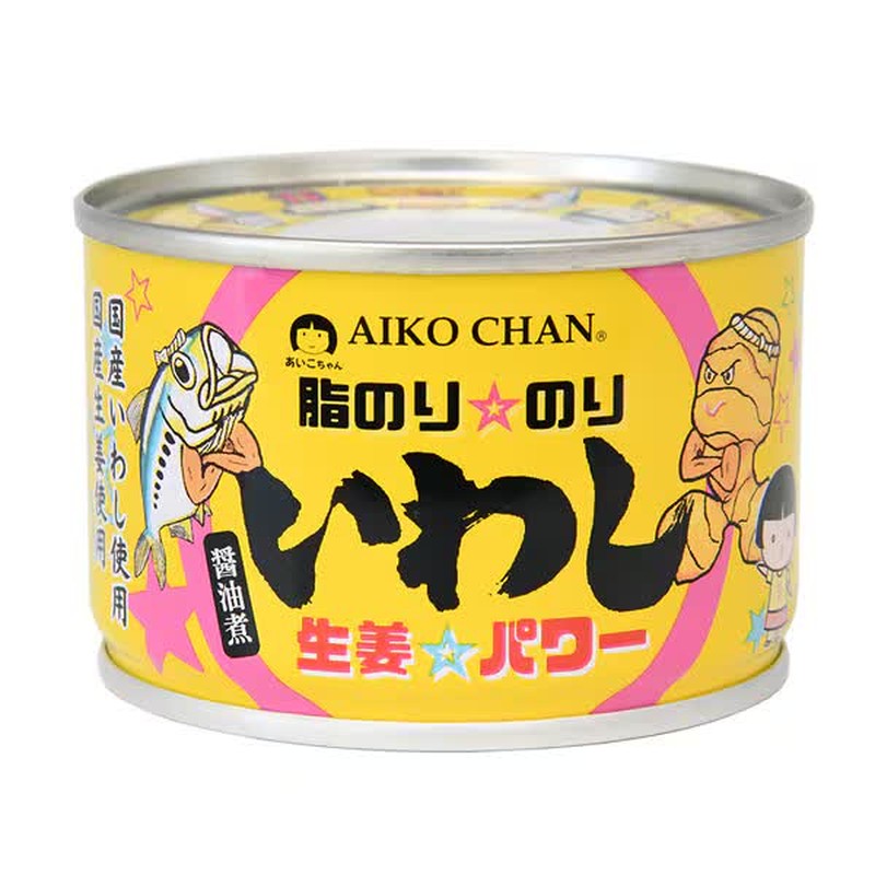 Ito Foods Aiko-chan Fatty Nori Seaweed, Sardine, Ginger, Power, 140g