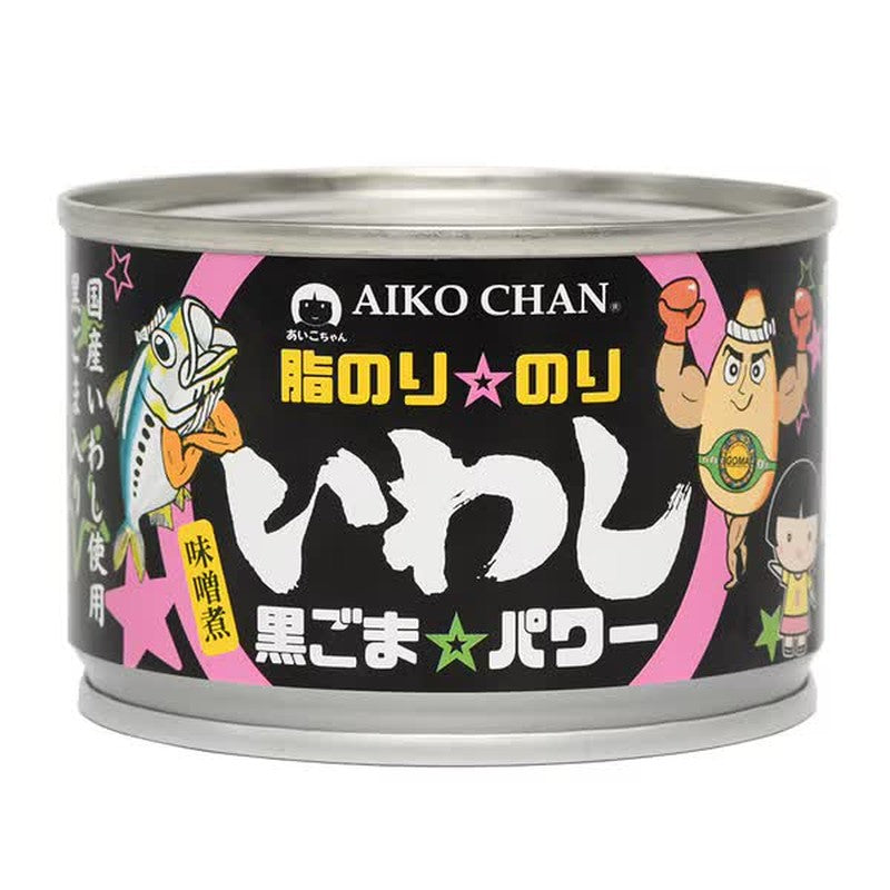 Ito Foods Aiko-chan Fatty Nori Sardine Black Sesame Power 140g