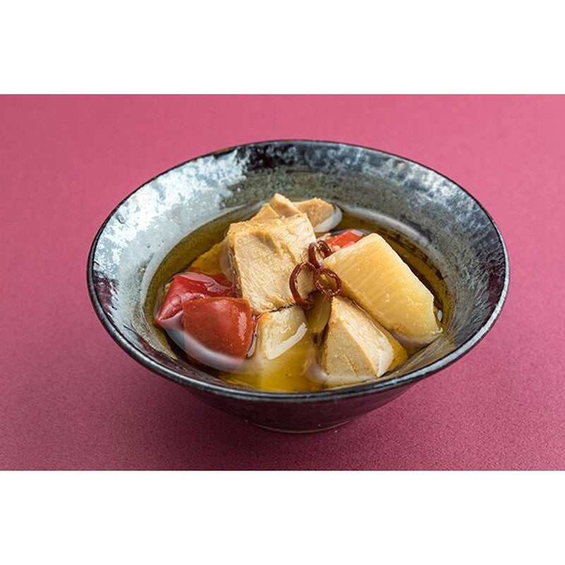 Kuroshiocho Cannery Factory Bonito and Bamboo Shoot Ajillo 95g [Canned Delicacy]