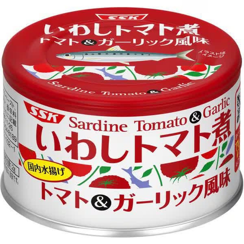 Shimizu Foods Sardines and Tomatoes, Tomato & Garlic Flavor, 150g