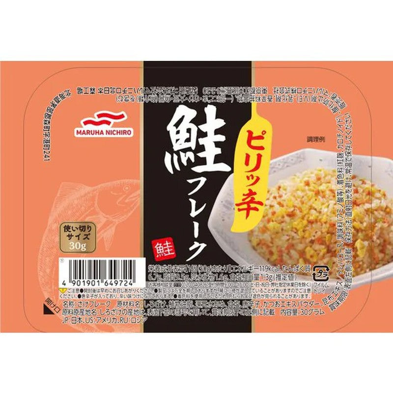 Maruha Nichiro Spicy Salmon Flakes, Tray, 30g