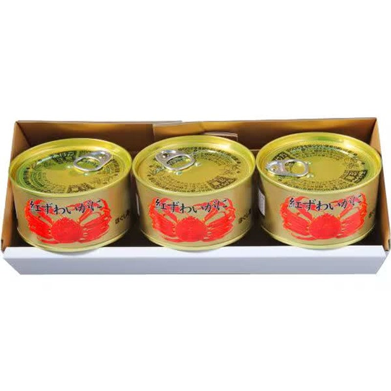 Maruya Suisan Red Snow Crab Flakes, 100g x 3 cans (White Box)