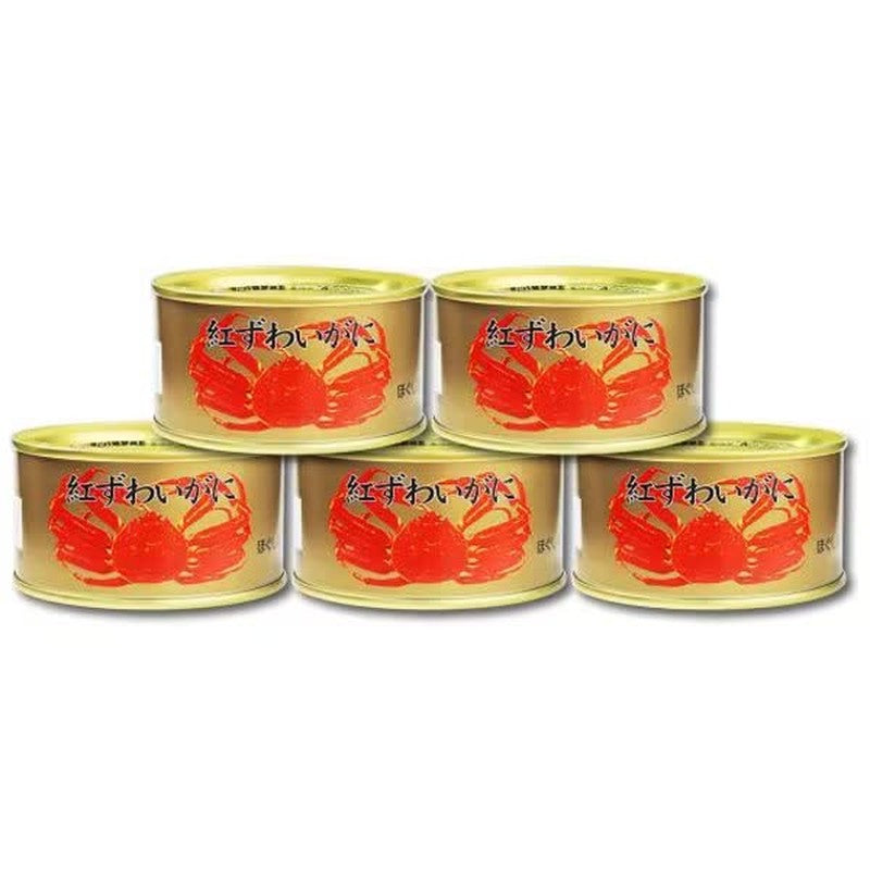 Maruya Suisan Red Snow Crab Flakes, 100g x 5 cans (White Box)