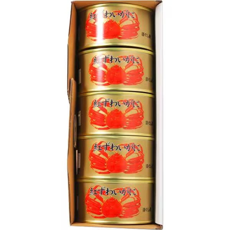 Maruya Suisan Red Snow Crab Flakes, 100g x 5 cans (White Box)