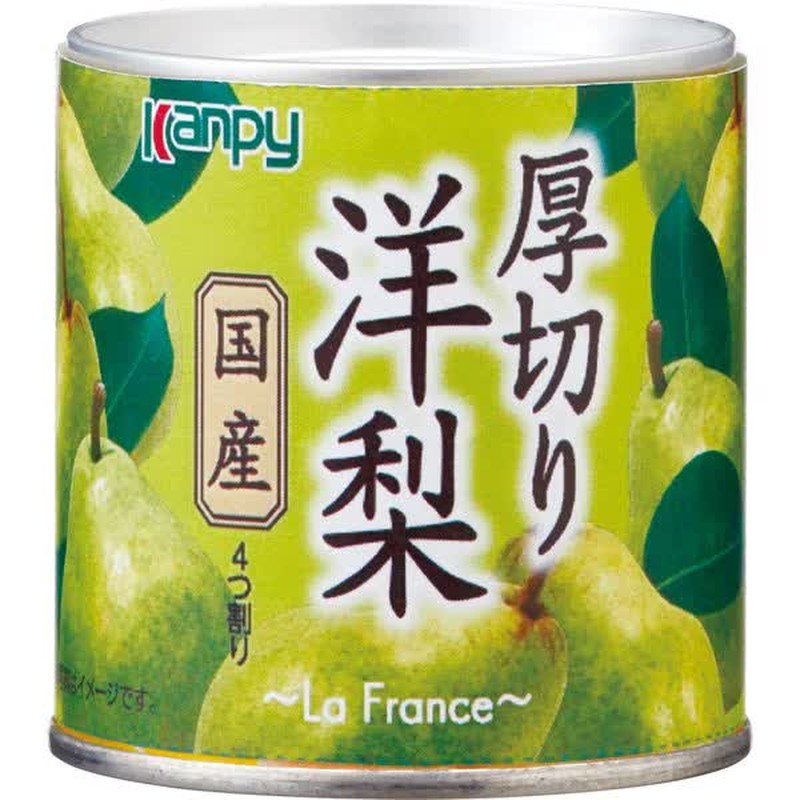 Kato Sangyo Japanese Thick-Sliced Pears, EO M2 Can