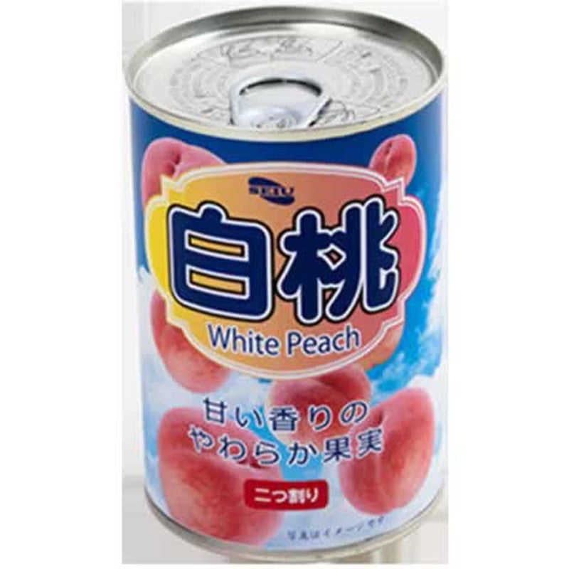Seiu Canned Fruit, White Peach, No. 4, 425g