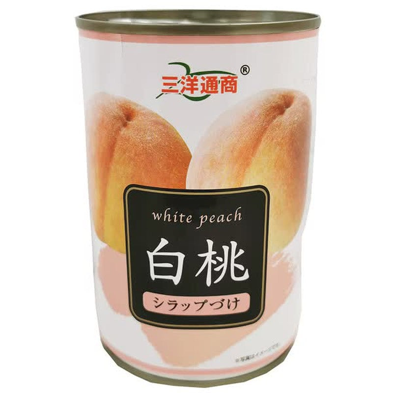 Sanyo Tsusho White Peach, No. 4 Can, 425g