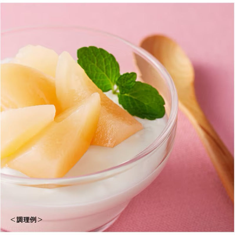 Hagoromo Morning Fruit White Peach in Syrup 95g