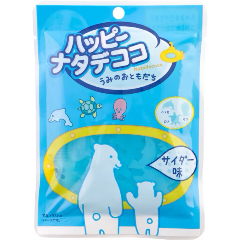 Wakayama Sea Friends Soda Flavor Nata de Coco 110g