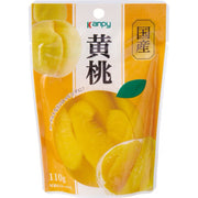 Kanpy Japan-Grown Yellow Peach in Light Syrup 110g