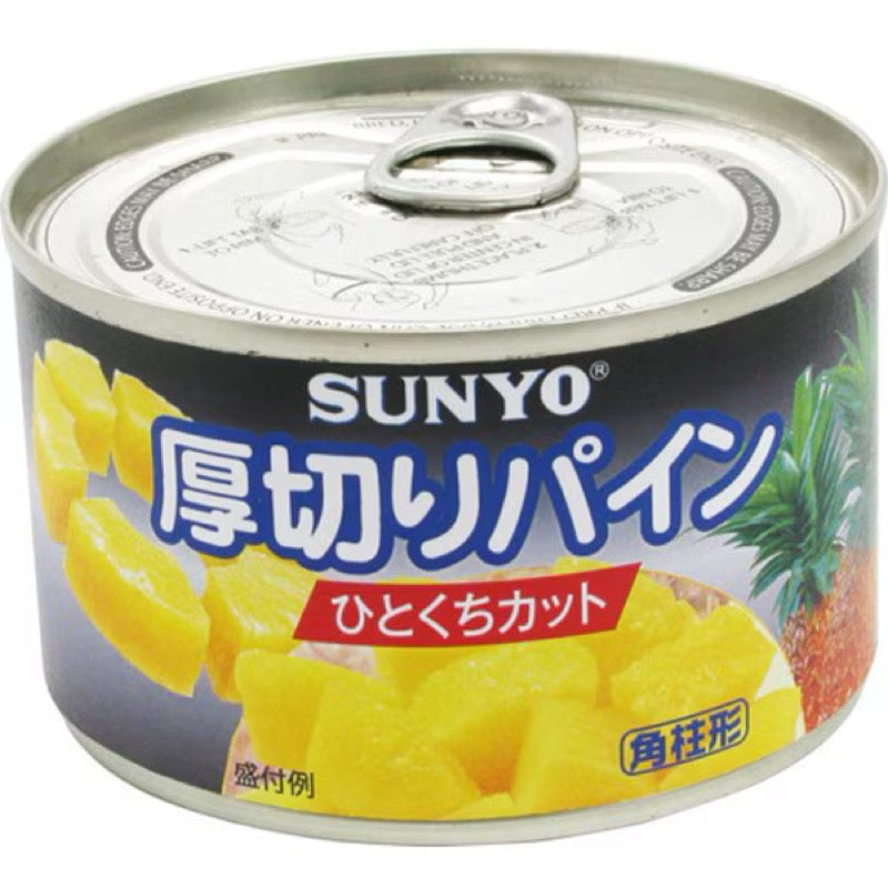 SUNYO Thick-Cut Pineapple Chunks in Syrup 227g