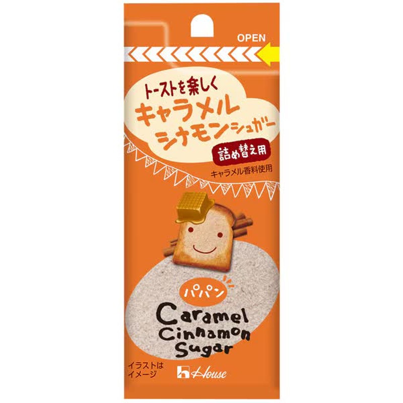 House Foods Papan Caramel Cinnamon Sugar Refill, 24g