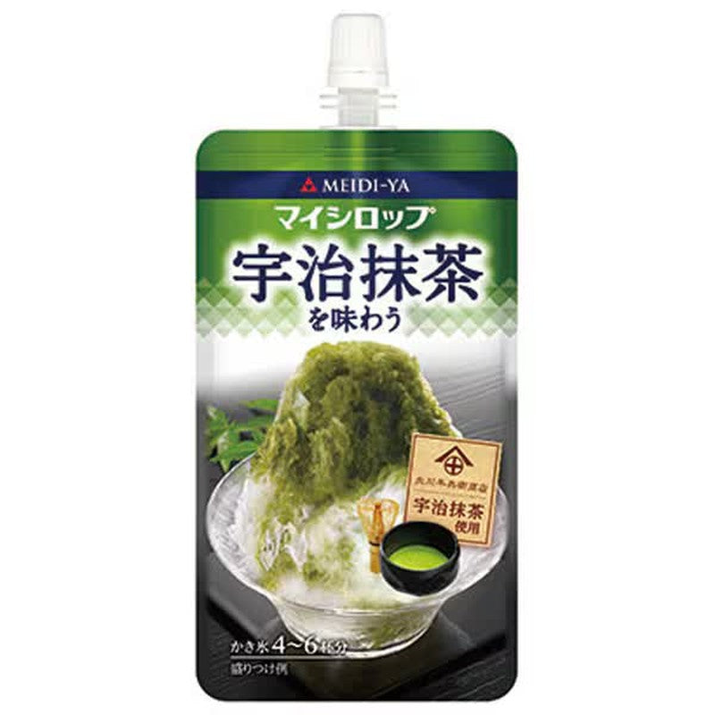 Meijiya My Syrup Uji Matcha Flavor, 150g, Ice Syrup