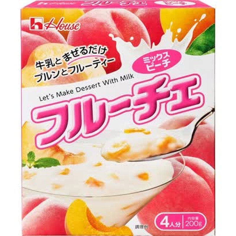 House Foods 水果混合桃子味 200g