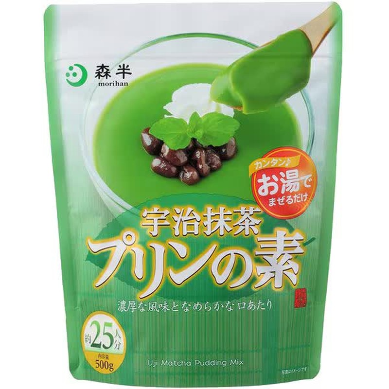 Morihan Matcha Pudding Base 500g [Powdered Tea]