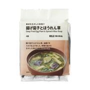 MUJI 新鲜食材味噌汤，炸茄子和菠菜，4人份
