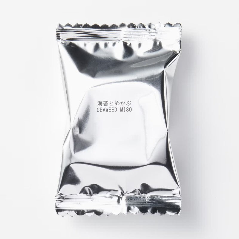 MUJI miso soup made with fresh ingredients, seaweed and mekabu, 4 servings