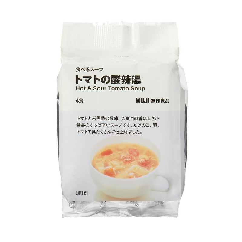 MUJI Eatable Soup Tomato Hot and Sour Soup 4 servings