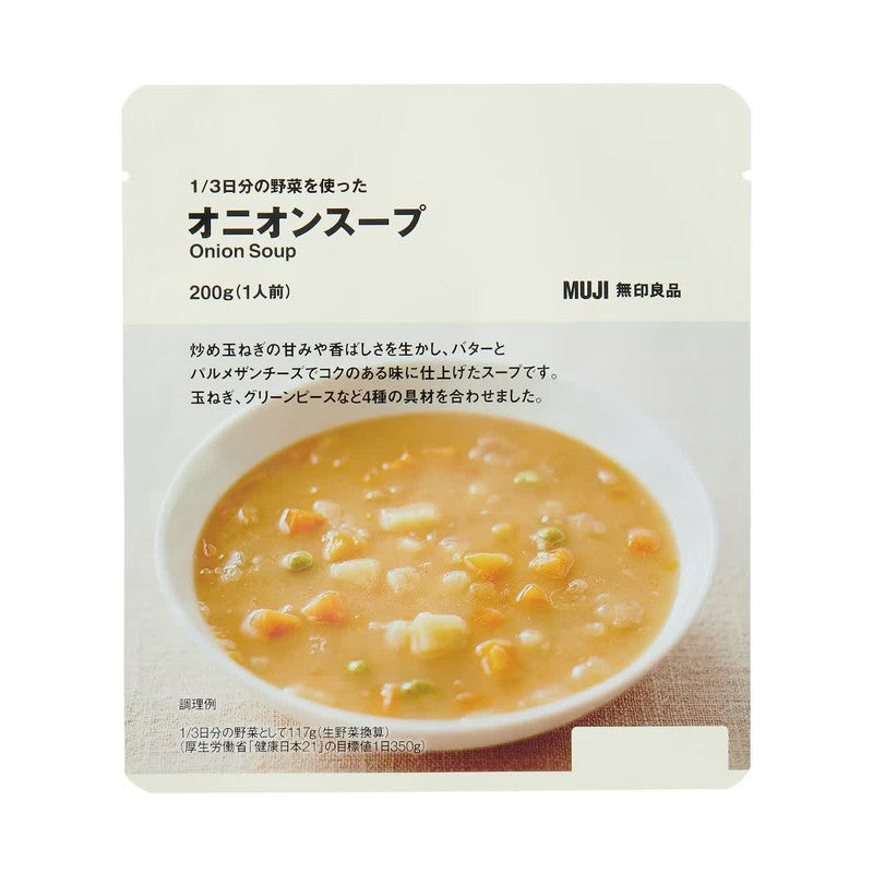 MUJI 洋葱汤，用一天所需蔬菜的三分之一制作而成 200克（1份）