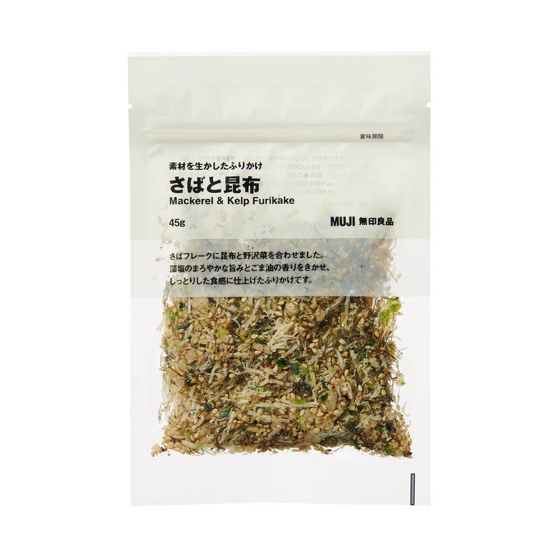 MUJI 无印良品 鲭鱼海带调味料 45g