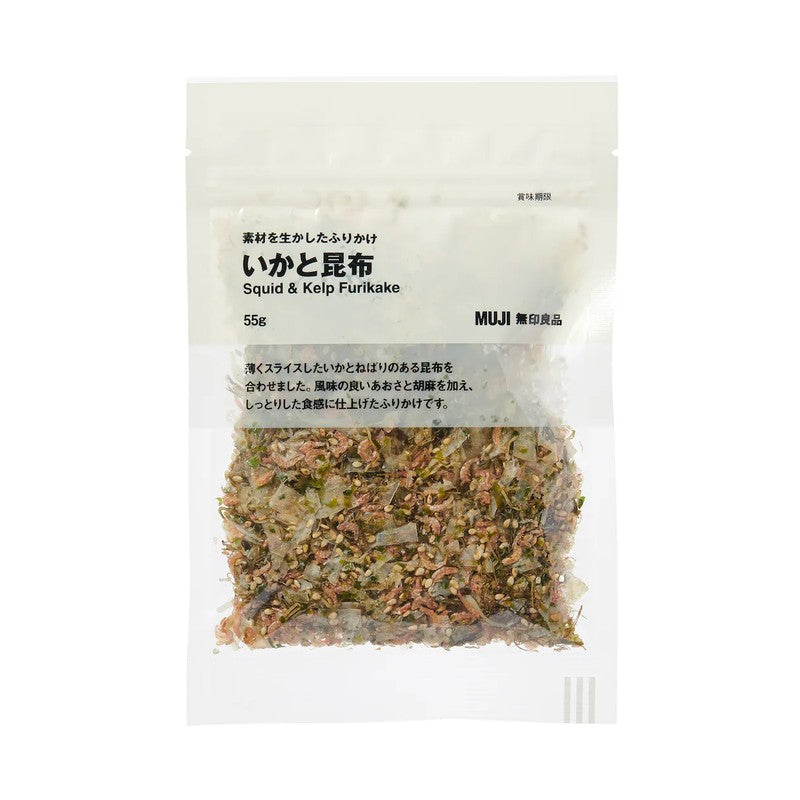 无印良品 Furikake 采用最好的食材 - 鱿鱼和海带 55g