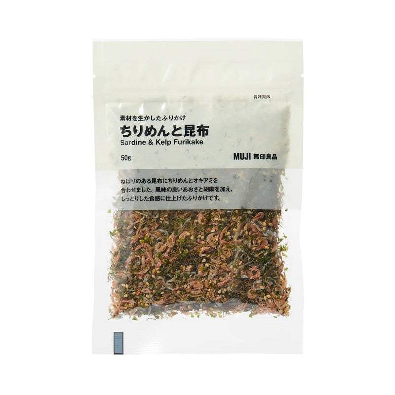 MUJI 新鲜食材拌饭料 - 干 Chirimen 和昆布 50g