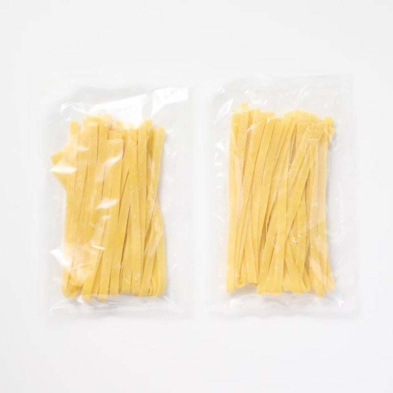MUJI 新鲜意大利面，蕴含小麦的美味 宽面条 200g（100g x 2袋）