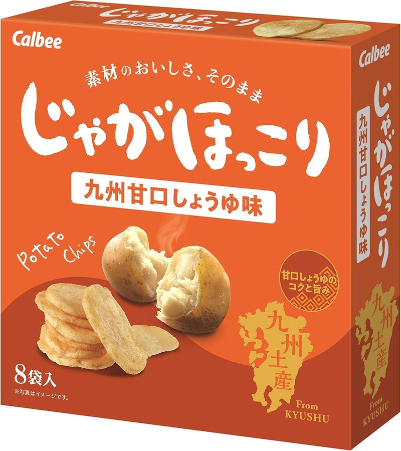 Daikoku Bussan Jagahokkori Kyushu Sweet Soy Sauce Flavor 8 Bags