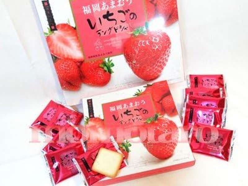 Daikoku Bussan Fukuoka Amaou Strawberry Langue de Chat 10 pieces