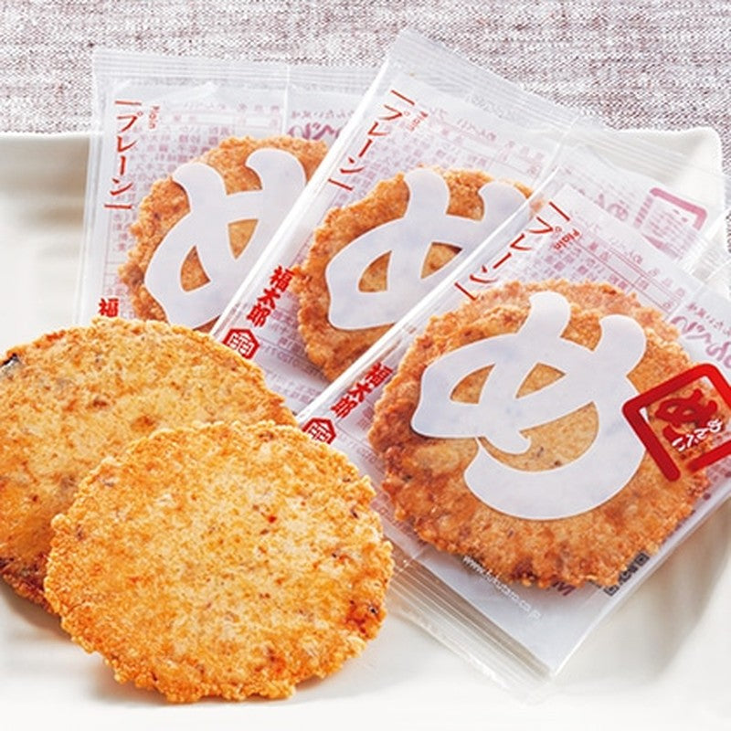 博多土特產 山口油屋福太郎 辣味明太子味 平面 原味 2枚 x 16袋