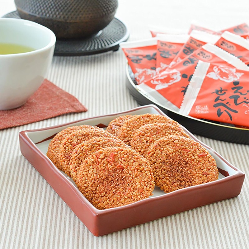 Hakata Fubian Hakata Mentaiko Shrimp Crackers (14 pieces)