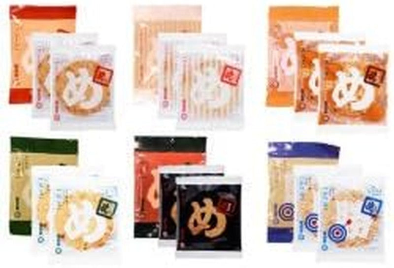 博多伴手礼 山口油屋福太郎面饼面饼家庭装 6种组合 (各2个 x 2袋)