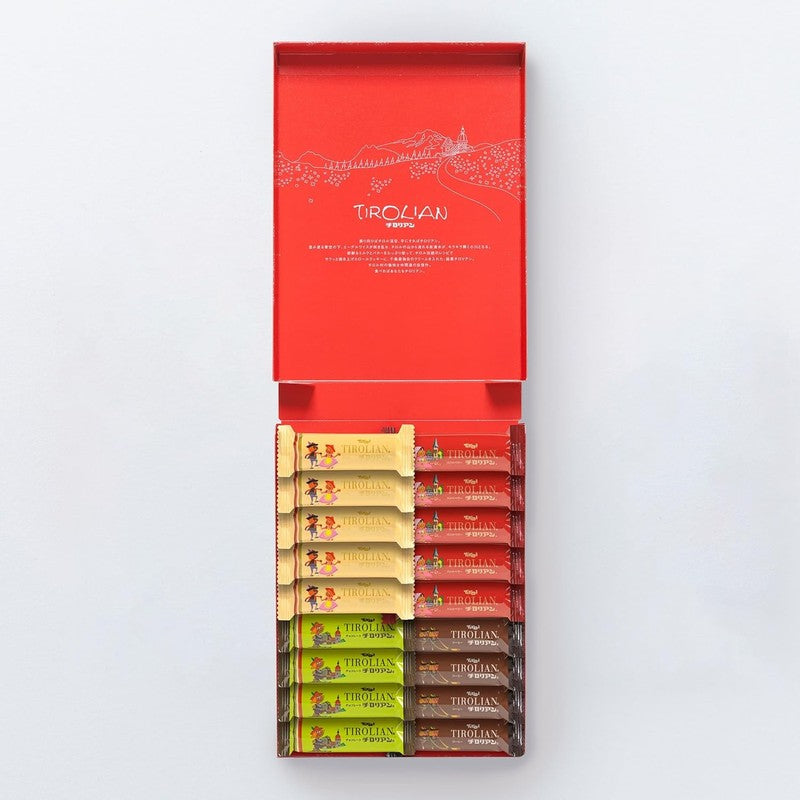Chidori Manju Souhonpo Tyrolean Assortment Small (18 short pieces)