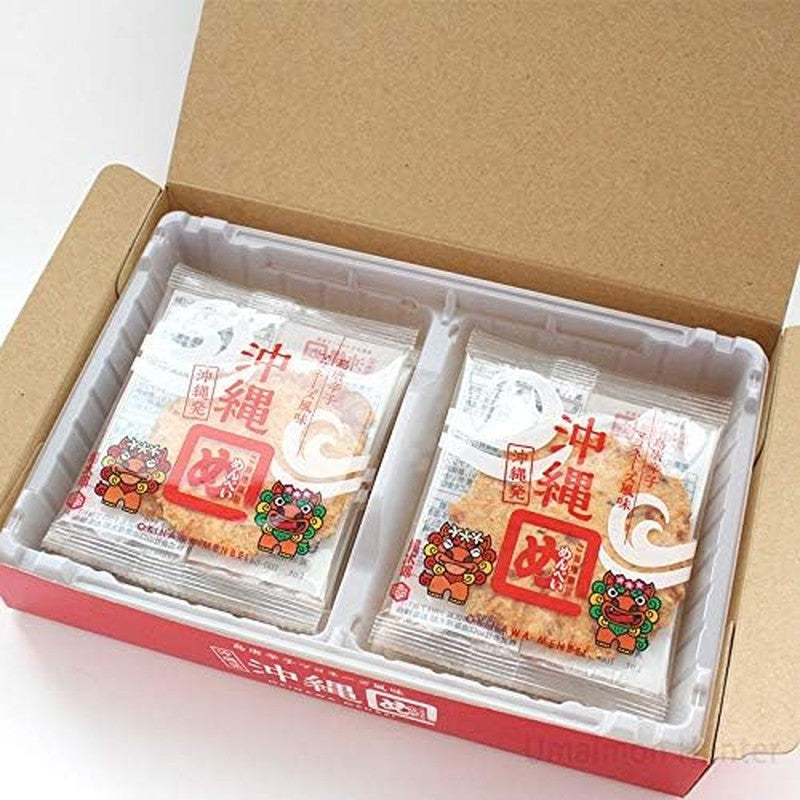 [Kyushu Limited] Yamaguchi Aburaya Fukutaro Okinawa Menbei Island Chili Mayonnaise Flavor 2 pieces x 8 bags x 1 box