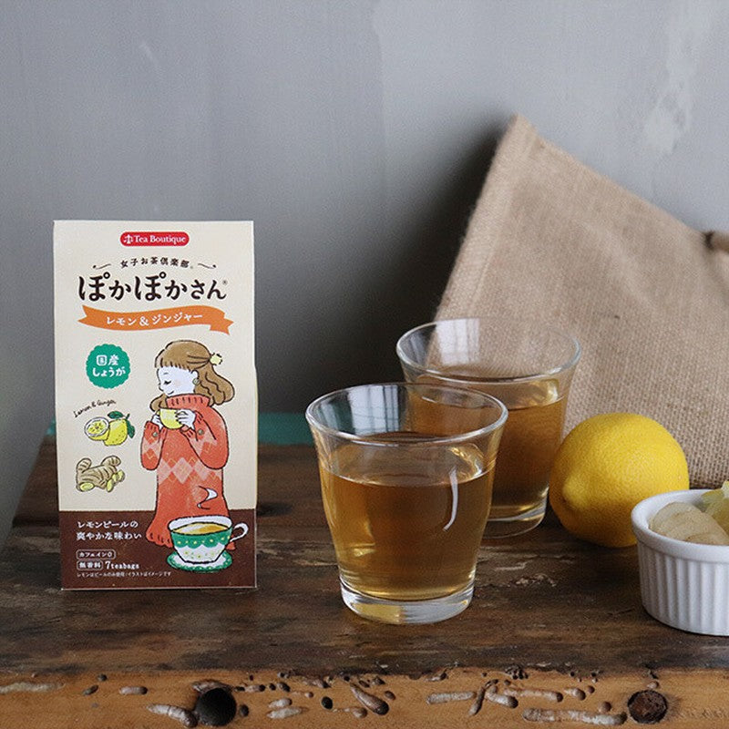 [Tea Boutique] Women's Tea Club Poka Poka Lemon & Ginger (2.1g x 7 bags)